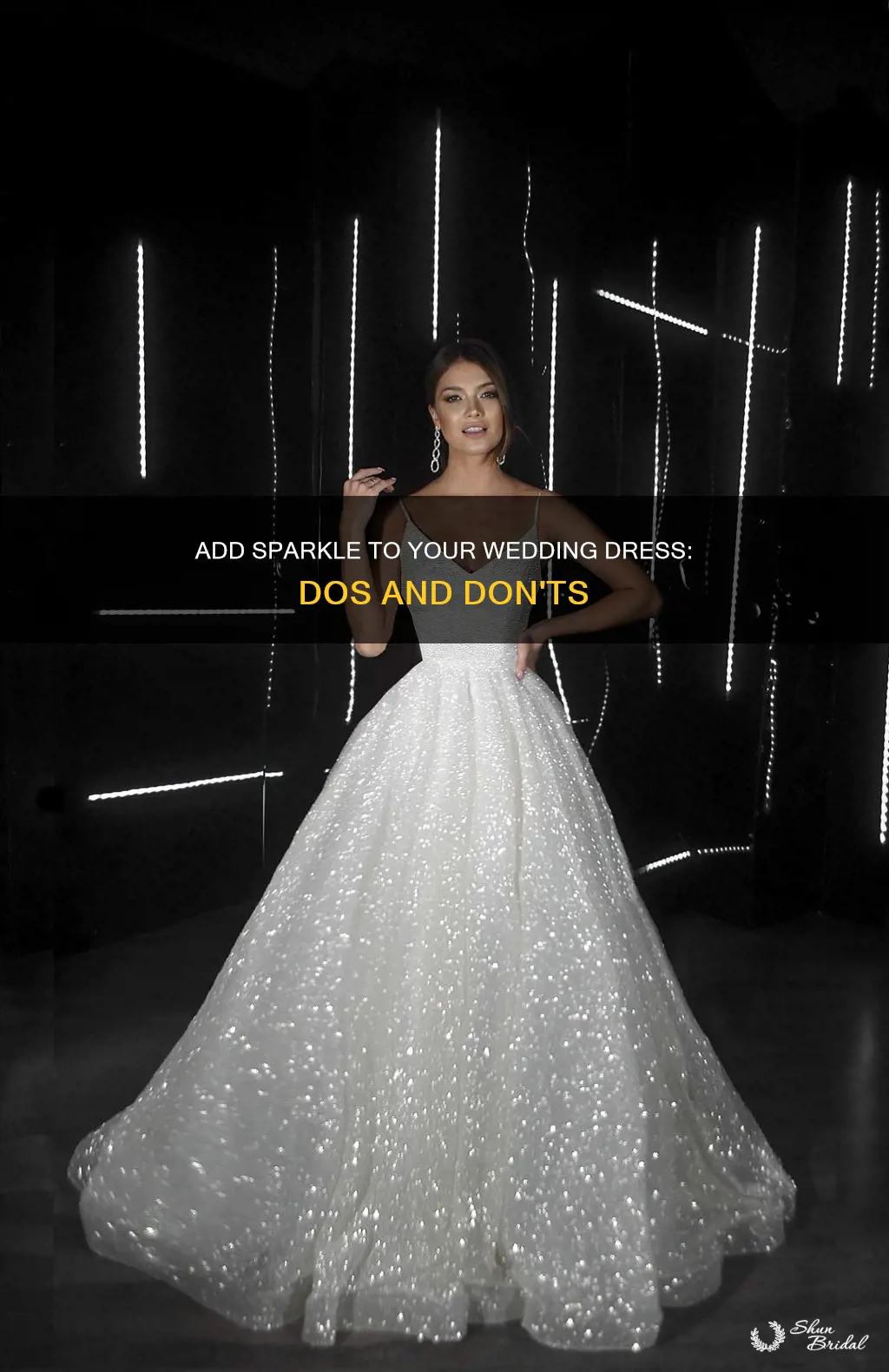 can you add sparkle to a wedding dress
