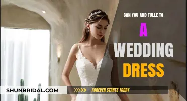 Enhancing Your Wedding Dress with Tulle