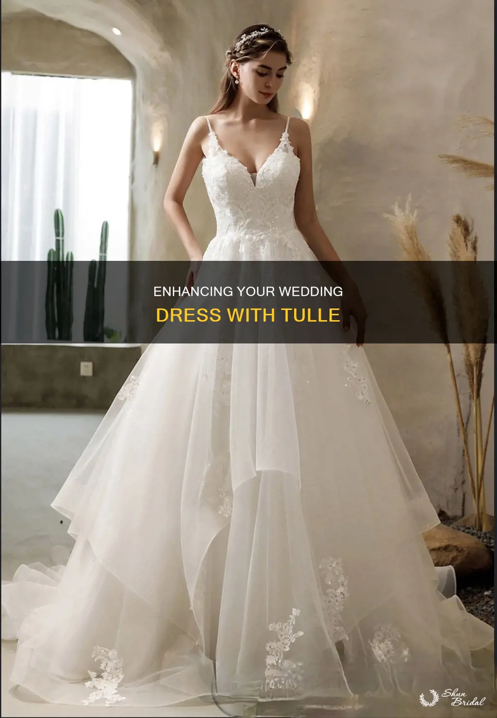 can you add tulle to a wedding dress