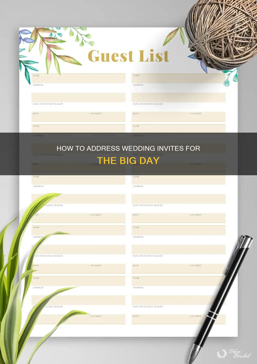 can you add wedding guests from mnted address