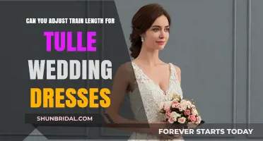 Adjusting Tulle Train Length for Your Dream Wedding Dress
