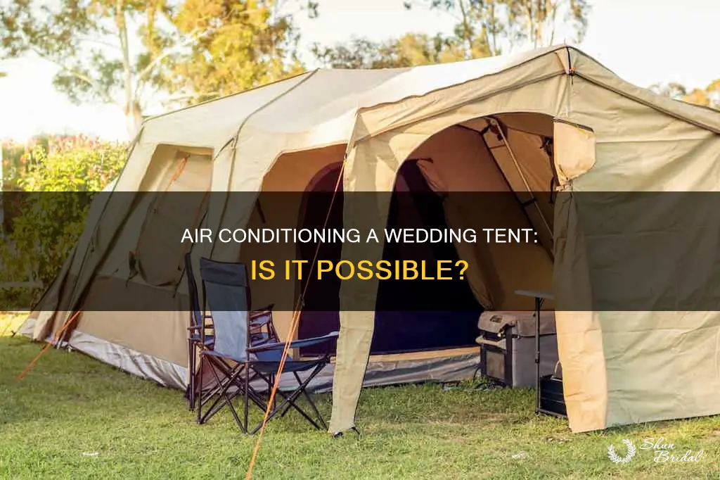 can you air condition a wedding tent