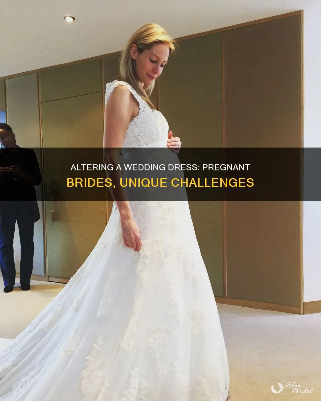 can you alter a wedding dress if you are pregant