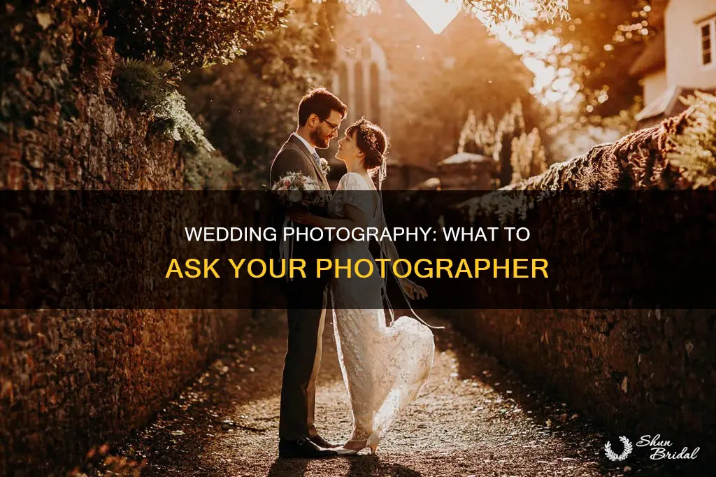 can you ask a wedding photographer