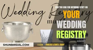 Wedding Registry Etiquette: Asking for What You Want