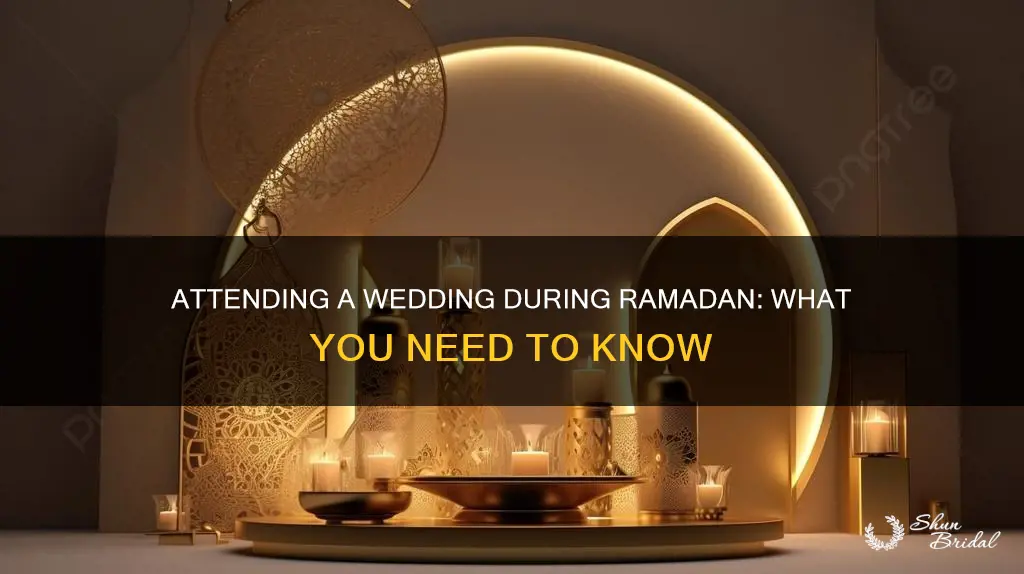 can you attend a wedding during ramadan