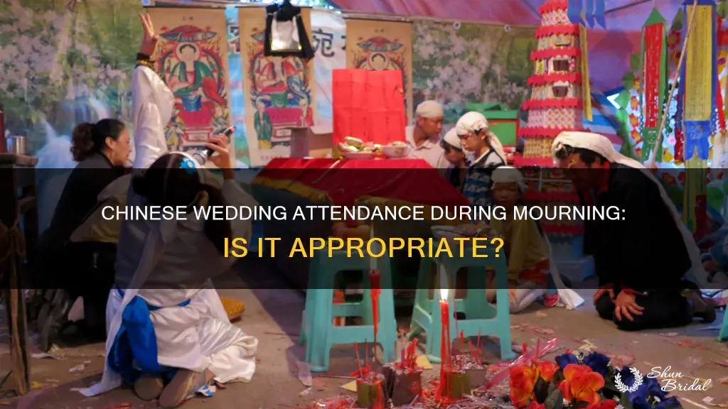 can you attend chinese wedding during mour