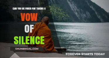 Vow of Silence at Work: Can It Lead to Termination?