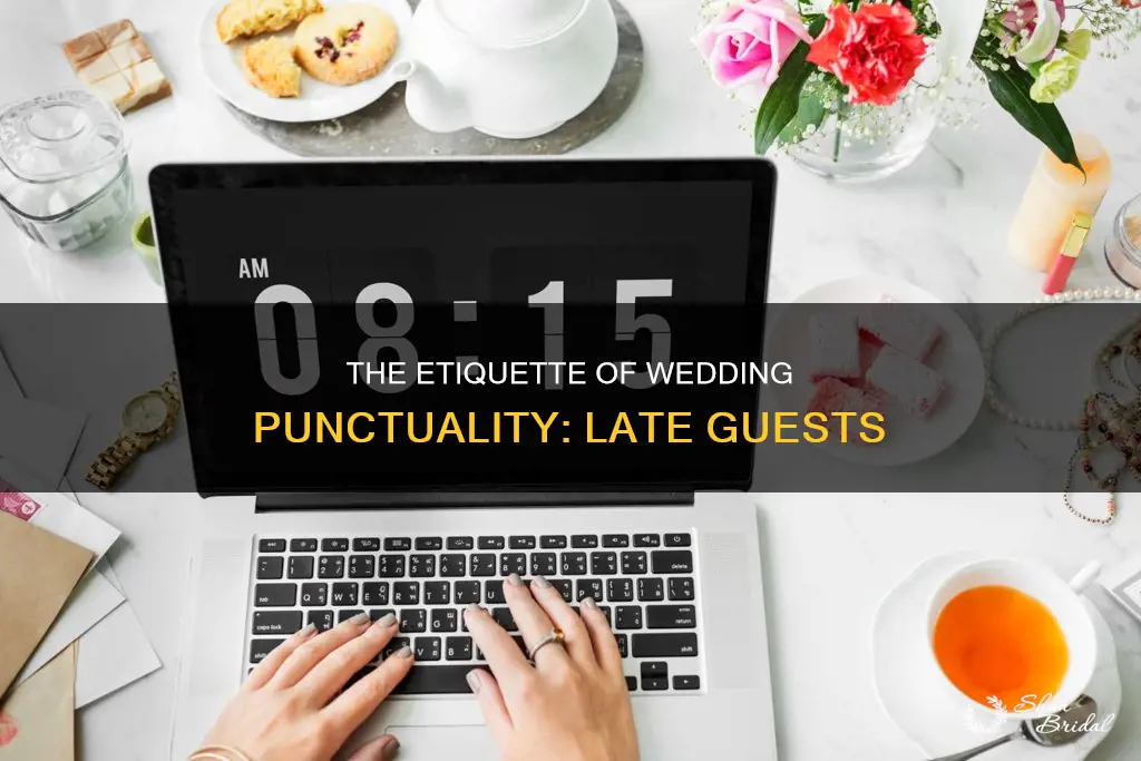 can you be late to a wedding