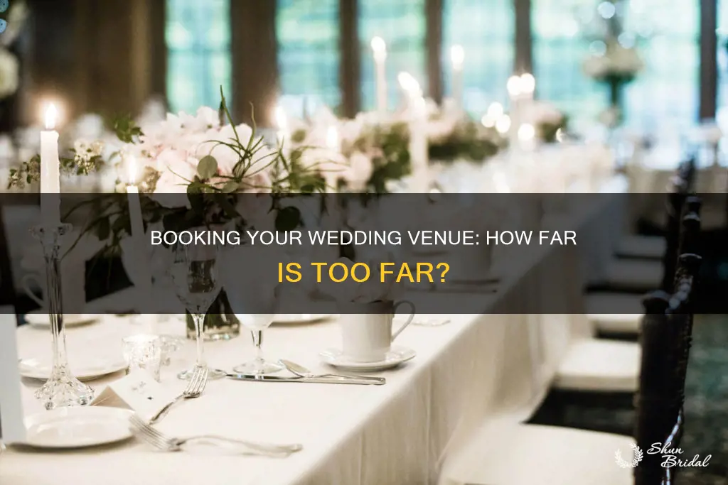 can you book a wedding venue 2 years in advance