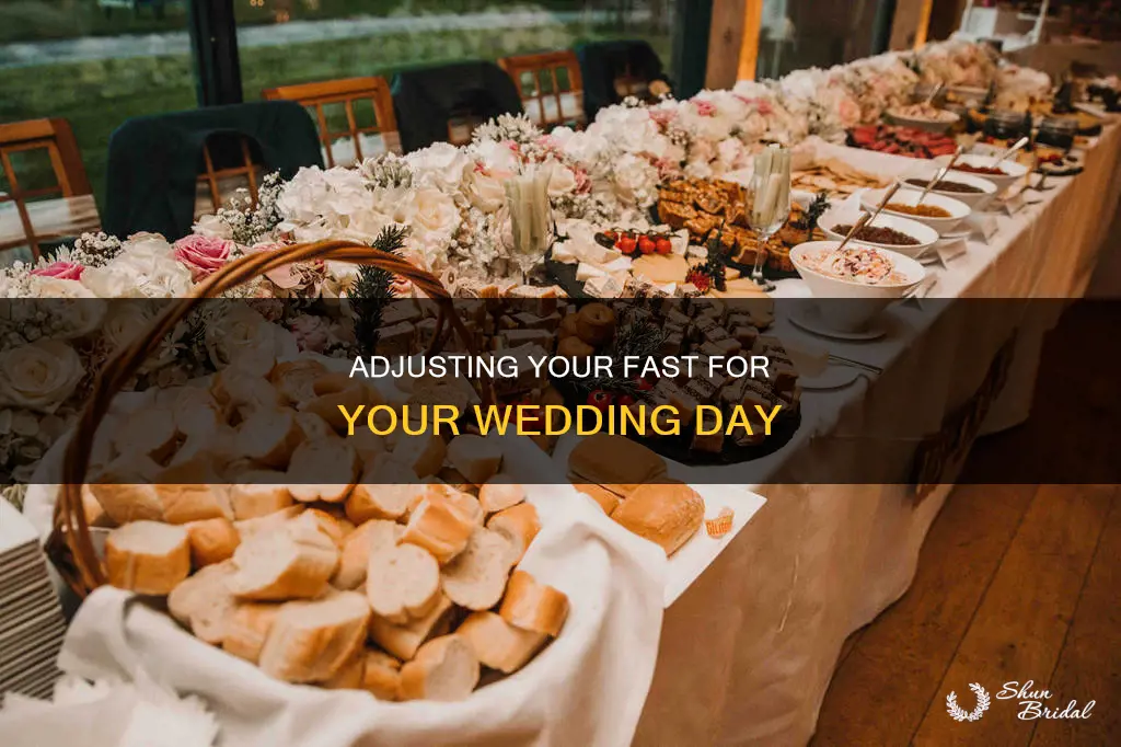 can you brak fast early for your wedding