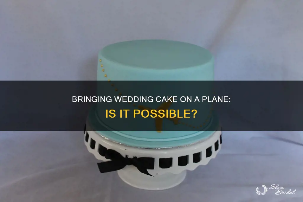 can you bring a wedding cake on a plane