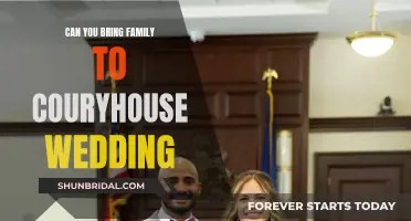 Bringing Family to a Courthouse Wedding: Is It Allowed?