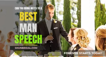 Best Man Speech: Notes to Bring?