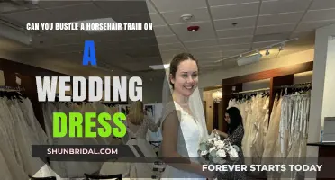 How to Bustle a Wedding Dress with a Horsehair Train