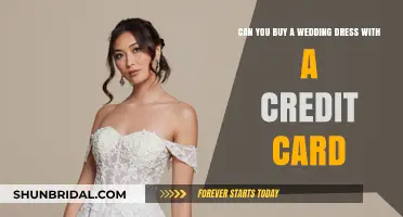 Purchasing a Wedding Dress: Credit Card Options