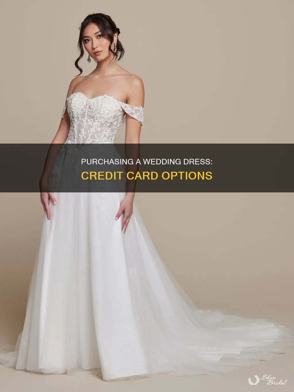 can you buy a wedding dress with a credit card
