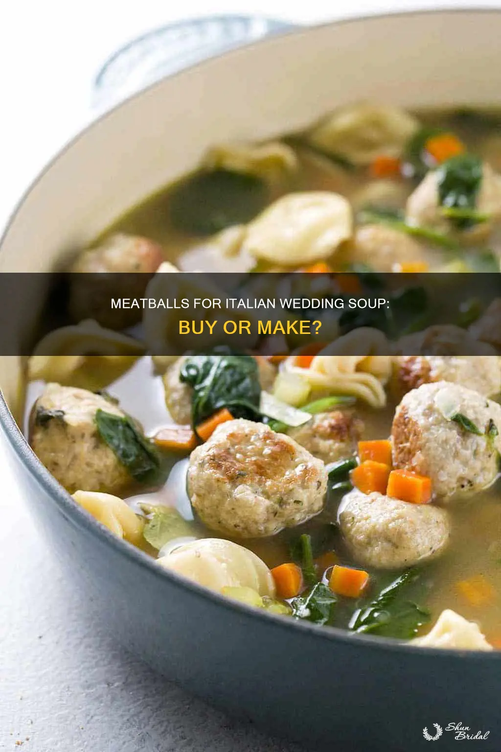 can you buy meatballs for italian wedding soup