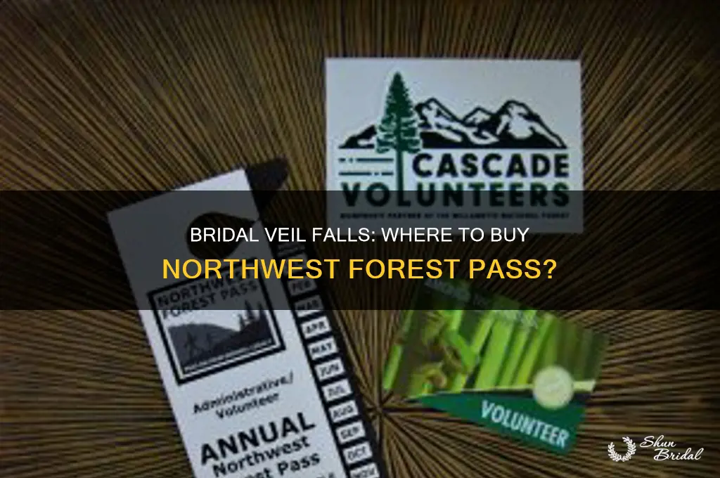 can you buy northwest forest pass at bridal veil falls