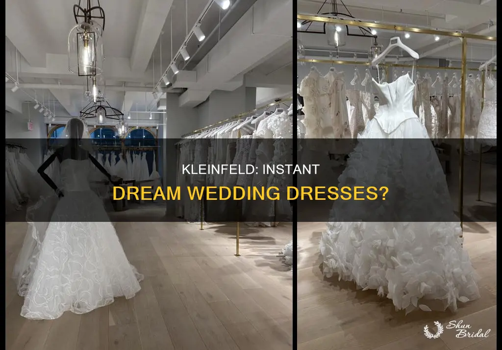 can you buy wedding dress from klienfield to shop instantly