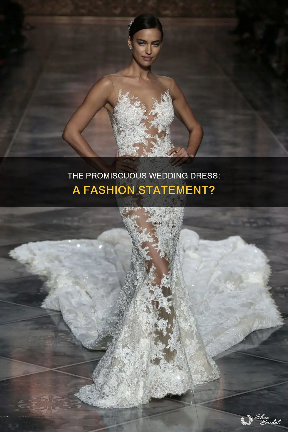 can you call a wedding dress promiscuous