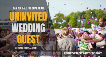 Uninvited Wedding Guest: When to Call the Cops?