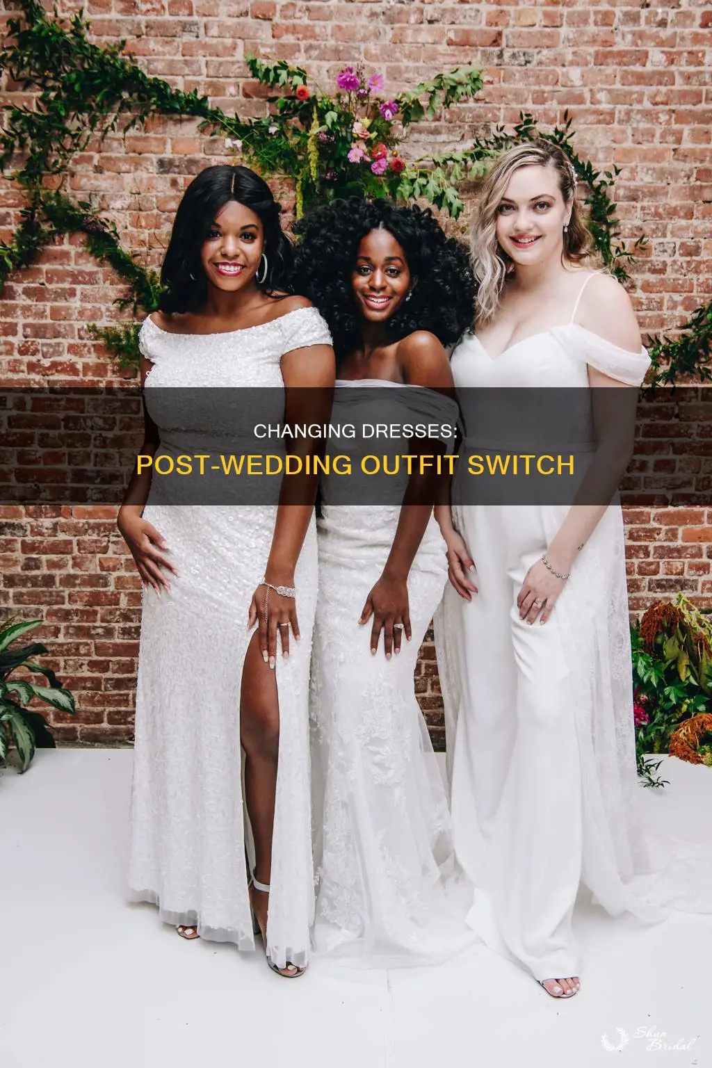 can you change dresses after wedding