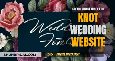 How to Customize Font Styles on Your Knot Wedding Website