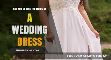 Transforming Your Wedding Dress: Lining Customization Options