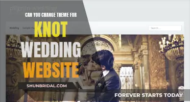 How to Personalize Your Knot Wedding Website Theme