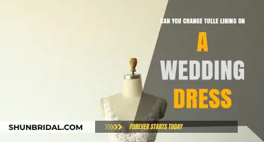 How to Alter Your Wedding Dress: Changing the Tulle Lining