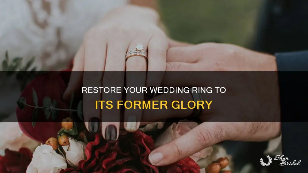 can you clean wedding ring back to original look