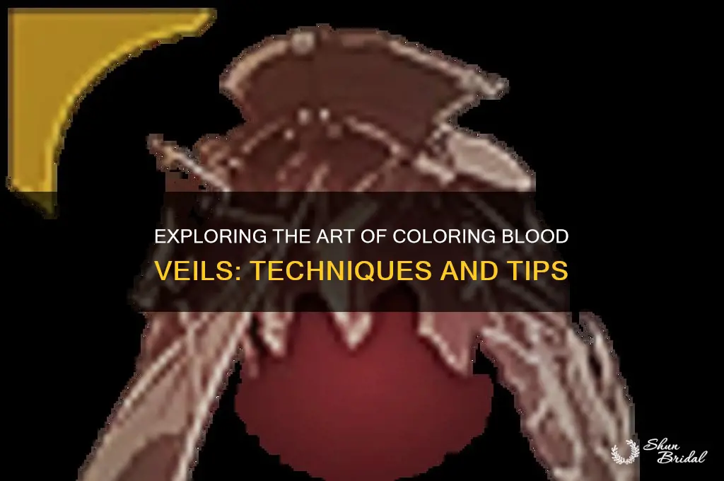can you color blood veils