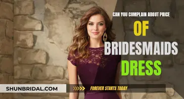 Bridesmaid's Dress: Overpriced and a Right to Complain?