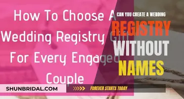 Creating a Wedding Registry: Anonymity and Gift-Giving