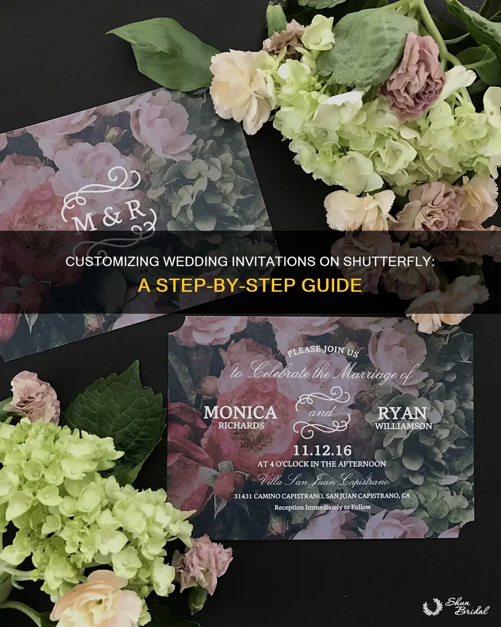 can you customize a wedding invitation on shutterfly