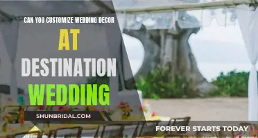 Customizing Wedding Decor: Destination Wedding Style