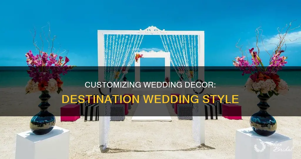 can you customize wedding decor at destination wedding