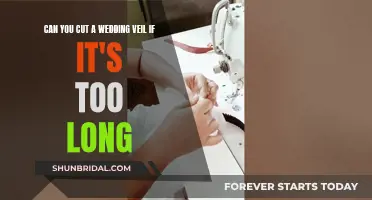 Adjusting Your Wedding Veil: Cutting It to Perfection