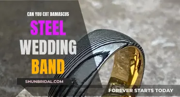 Cutting Damascus Steel Wedding Bands: Is It Possible?