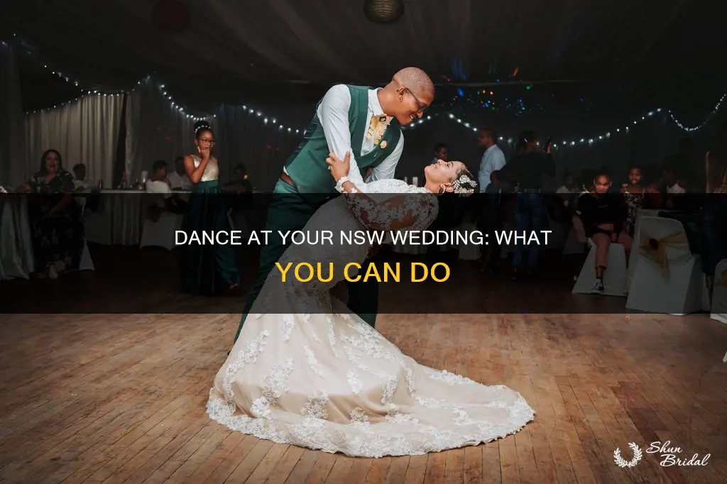 can you dance at a wedding in nsw