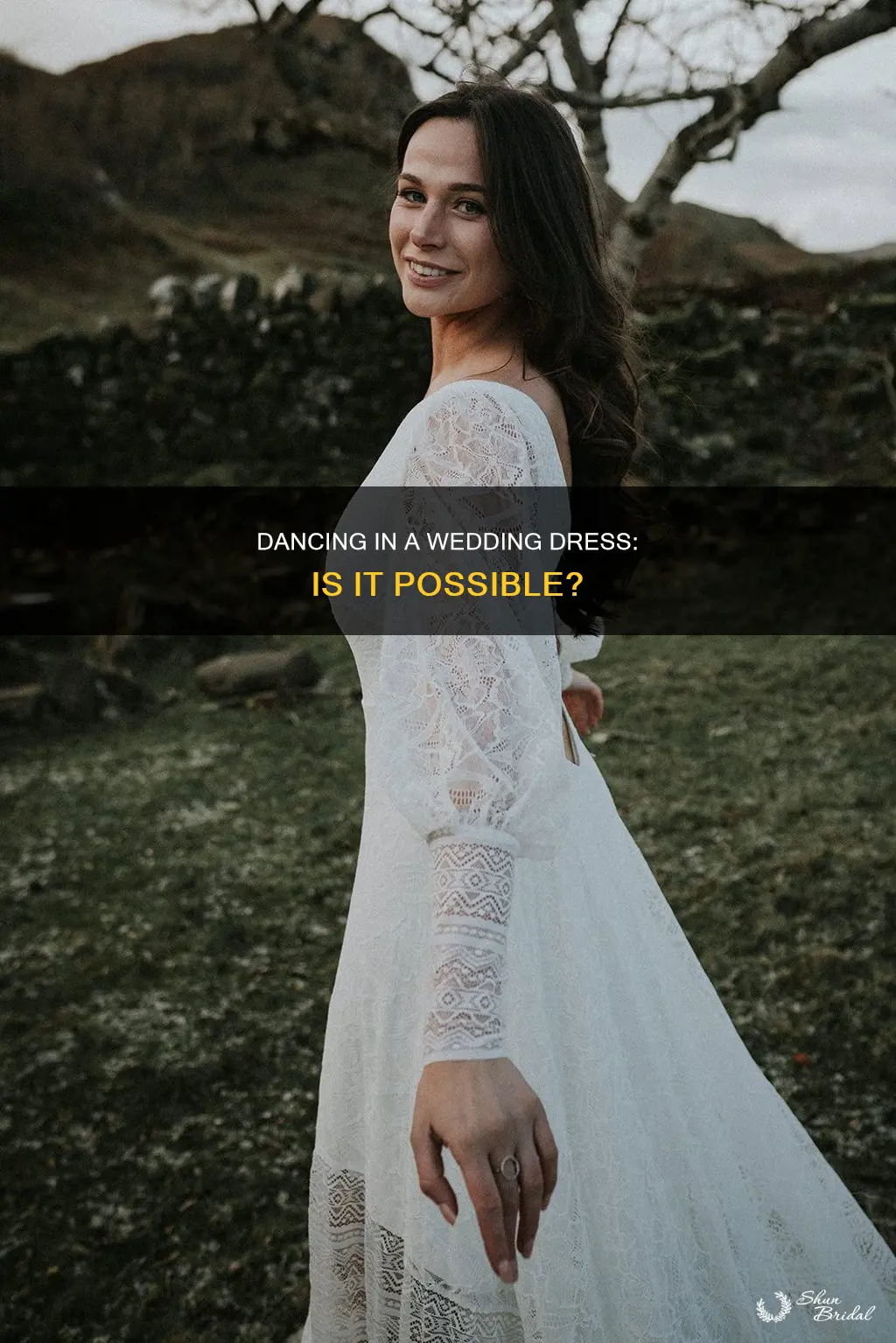 can you dance in a wedding dress