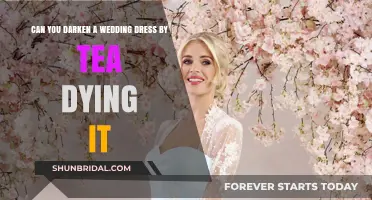 Tea-Dying a Wedding Dress: Darkening with Tea Stains