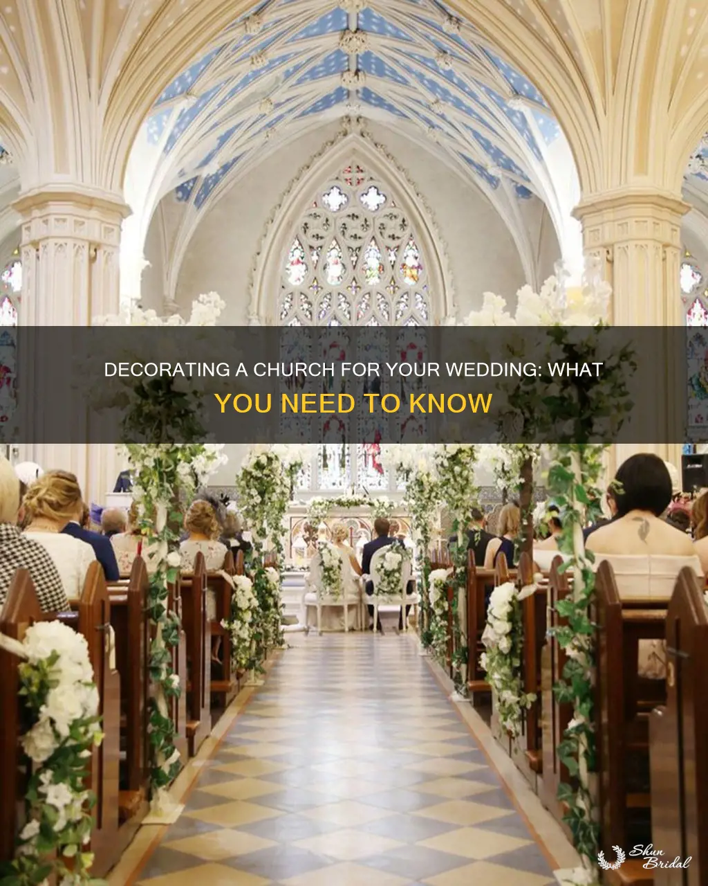 can you decorate a church for a wedding