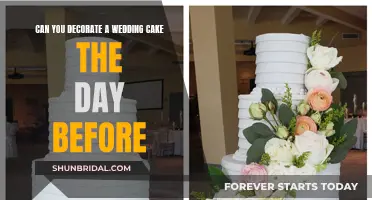 Wedding Cake Decorating: Day Before or Day Of?