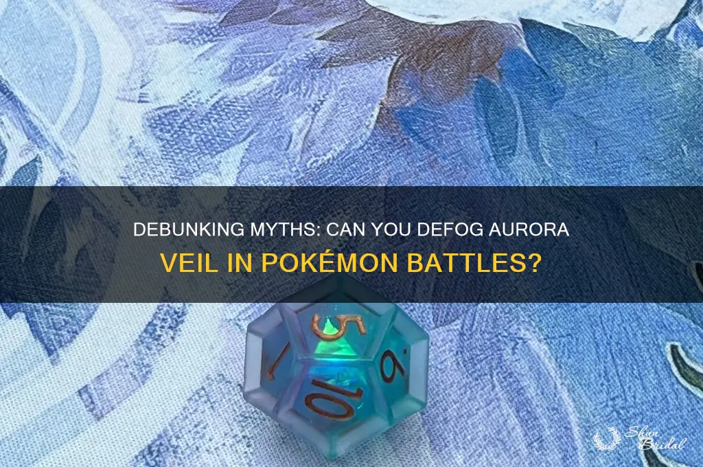 can you defog aurora veil