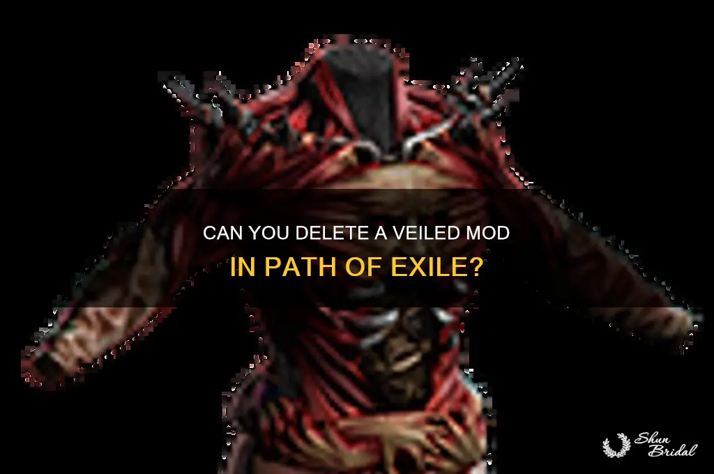 can you delete a veiled mod poe