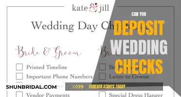 How to Deposit Wedding Checks and What to Know