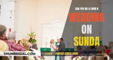 A Church Wedding on Sunday: Is it Possible?