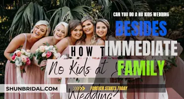 How to Plan a Wedding Without Children